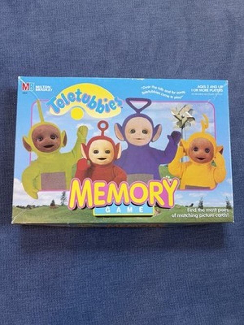 Vintage Teletubbies Memory Matching Game 1998 complete Milton Bradley
